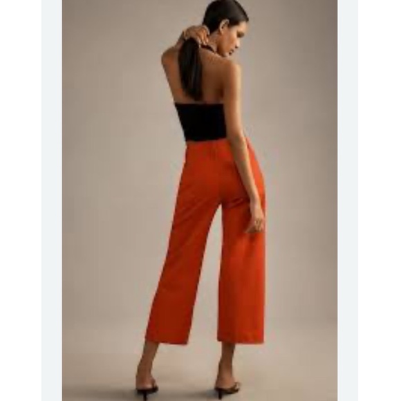 NWT Anthropologie Maeve The Colette Cropped Wide-Leg Pants Ponte Edition, 26 - Picture 5 of 13